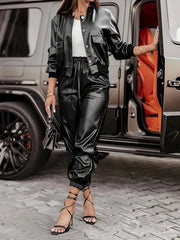 December 10Th - Targeted Development - Pocket Design Utility Style Jacket And Long Pants 2pcs Set