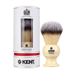 Kent Extra Large Synthetic Shaving Brush, Ivory White