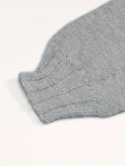 A Soft And Cozy Short Sweater with a Laid-Back Vibe, Perfect for Versatile Styling