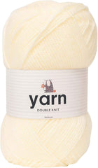 Korbond DK Beige Yarn - 100G Acrylic Wool - Lightweight, Hypoallergenic & Durable Double Knit Crochet Yarn Knitting Wool (290M Total)