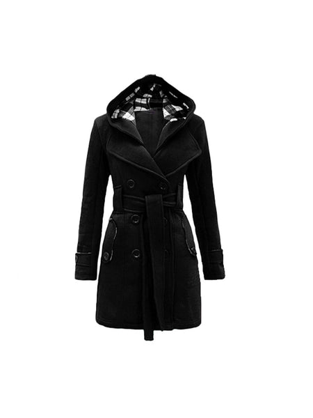 NOROZE Women’s Fleece Coat | Long Sleeve Belted Button Jacket | Warm Winter Outerwear | UK Sizes 8–26