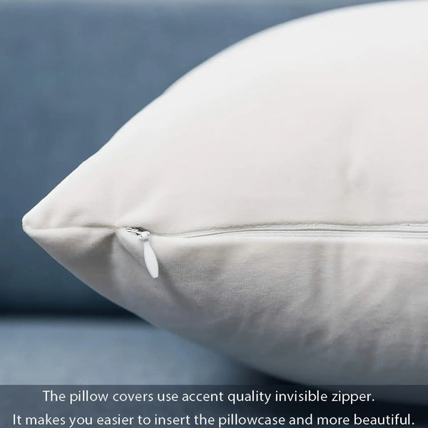 2D Flat - 2pcs Single-sided Tropical Leaf Pillowcases | Polyester, Retro Nordic Style, Machine Washable, Zipper Closure, Suitable for Sofa, Living Room, Bedroom, Car Cushions, No Inner Core, Sizes 14x14, 16x16, 18x18, 20x20