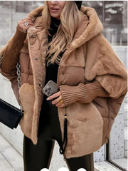 Women's Loose-Fit New Patchwork -Padded Coat for Autumn & Winter