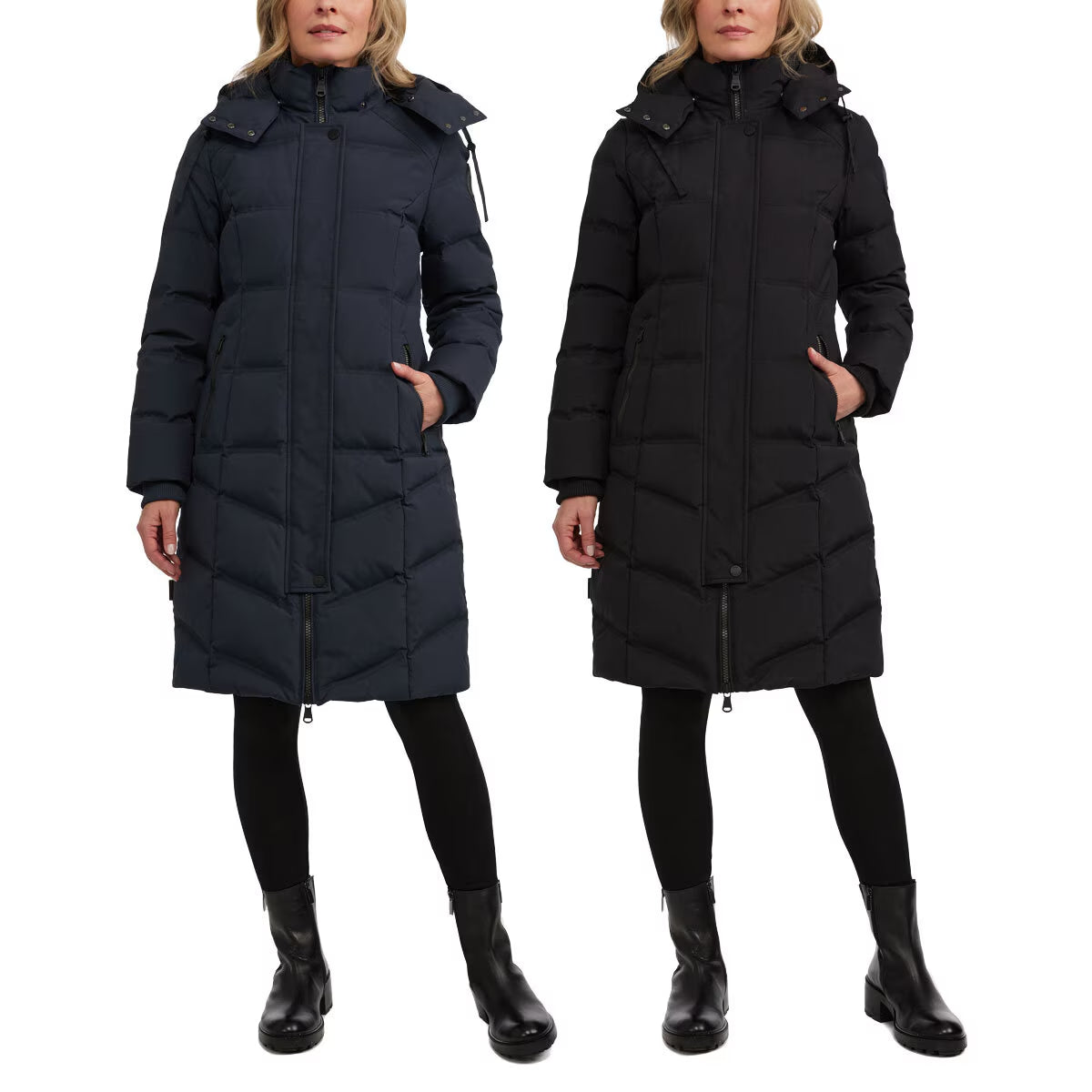 Pajar Ladies Long down Coat in Black