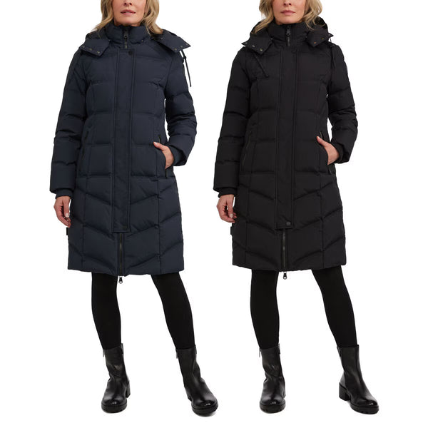 Pajar Ladies Long down Coat in Black