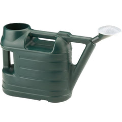 6.5L Green Large Garden Watering Can with Removable Sprinkler Rose Ergonomic Dual-Handle Design for Indoor & Outdoor Plants | UV-Protected Shatterproof Plastic