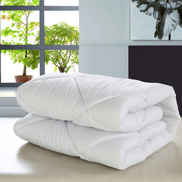TOG 4.5 | 10.5 | 15 - Ultra Soft Diamond Grid Quilted Comforter - Breathable, Warm for All Seasons | Hotel-Style Design | Multiple Sizes Available (Single, Double, King, Super King) Vacuum Packaging