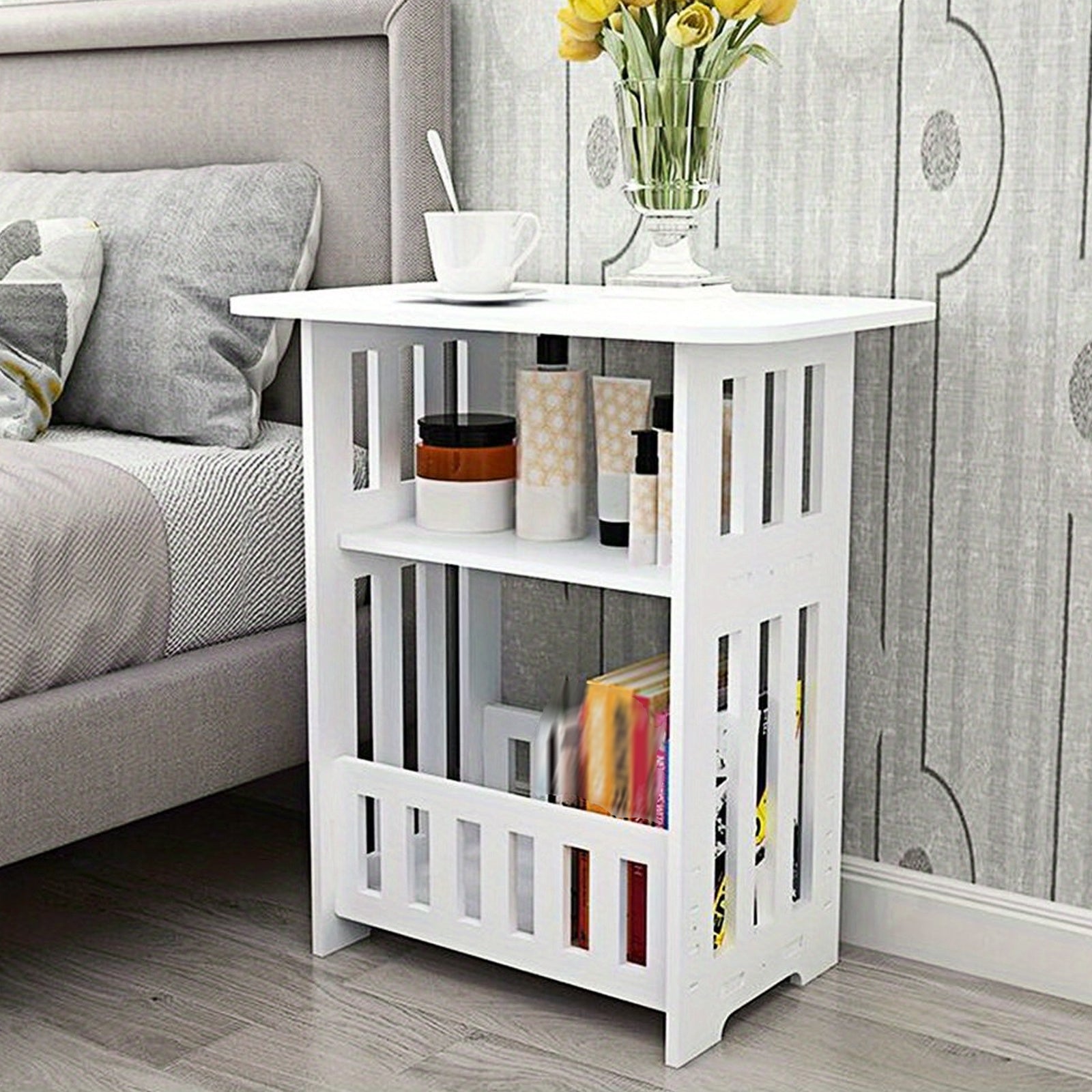 Bedside Tables Bedside Drawers Cabinet Side End Table Nightstand Storage Organizer Home Stand for Home Bedroom
