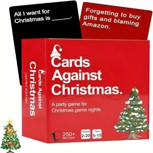 Cards Against Christmas - Adult Party Board Game with Dirty & Funny Holiday Cards, Fast-Paced Bluffing Game for Game Nights