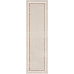 Glitz Cream Border Runner, 69 X 229 Cm