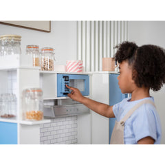 Plum Penne Pantry Wooden Corner Kitchen with Fridge - Berry Blue (3+ Years)