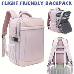 40X20X25Cm Cabin Backpack, Camping Backpack, Ryanair Carry-On Luggage, Travel Bag for Business, Accommodates 14' Laptop, Under- Cabin Bag, Complies with Airline Boarding Size Standards, Carry-On Bag for Air Travel, Rucksack