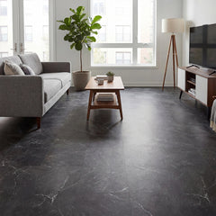 Marble Floor Tiles Self Adhesive, Vinyl Flooring Peel and Stick Floor Tiles Waterproof for Kitchen Living Room and Bathroom DIY Flooring 30x30cm 12pcs (1.08㎡)