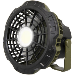 NGT XL USB Rechargeable Fan with Light & Powerbank | 3-in-1 Bivvy Fan, Lantern & Portable Charger | Carp Fishing & Camping Essential