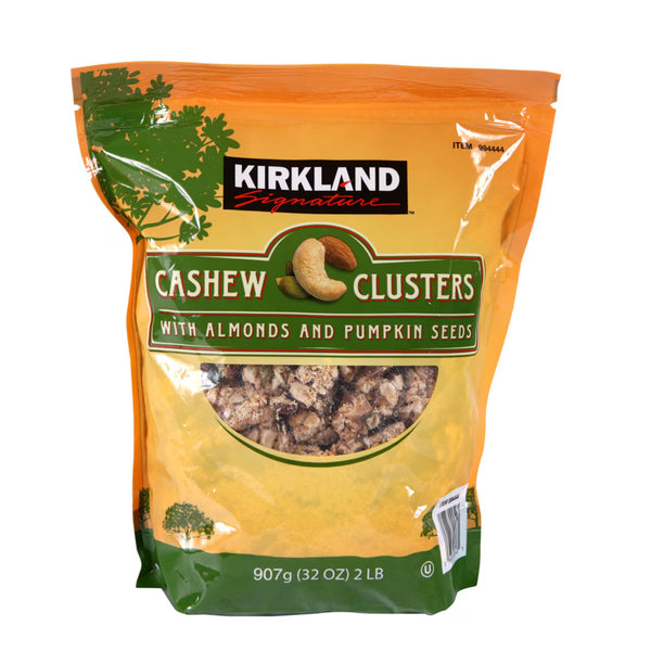 Kirkland Signature Cashew Clusters with Almonds & Pumpkin Seeds, 907G