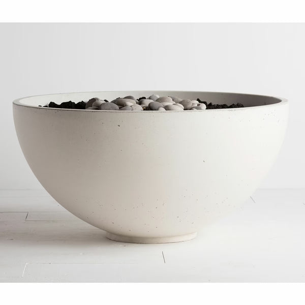 Solus Decor Hemi 19.6Kw Gas Fire Bowl Bundle in White