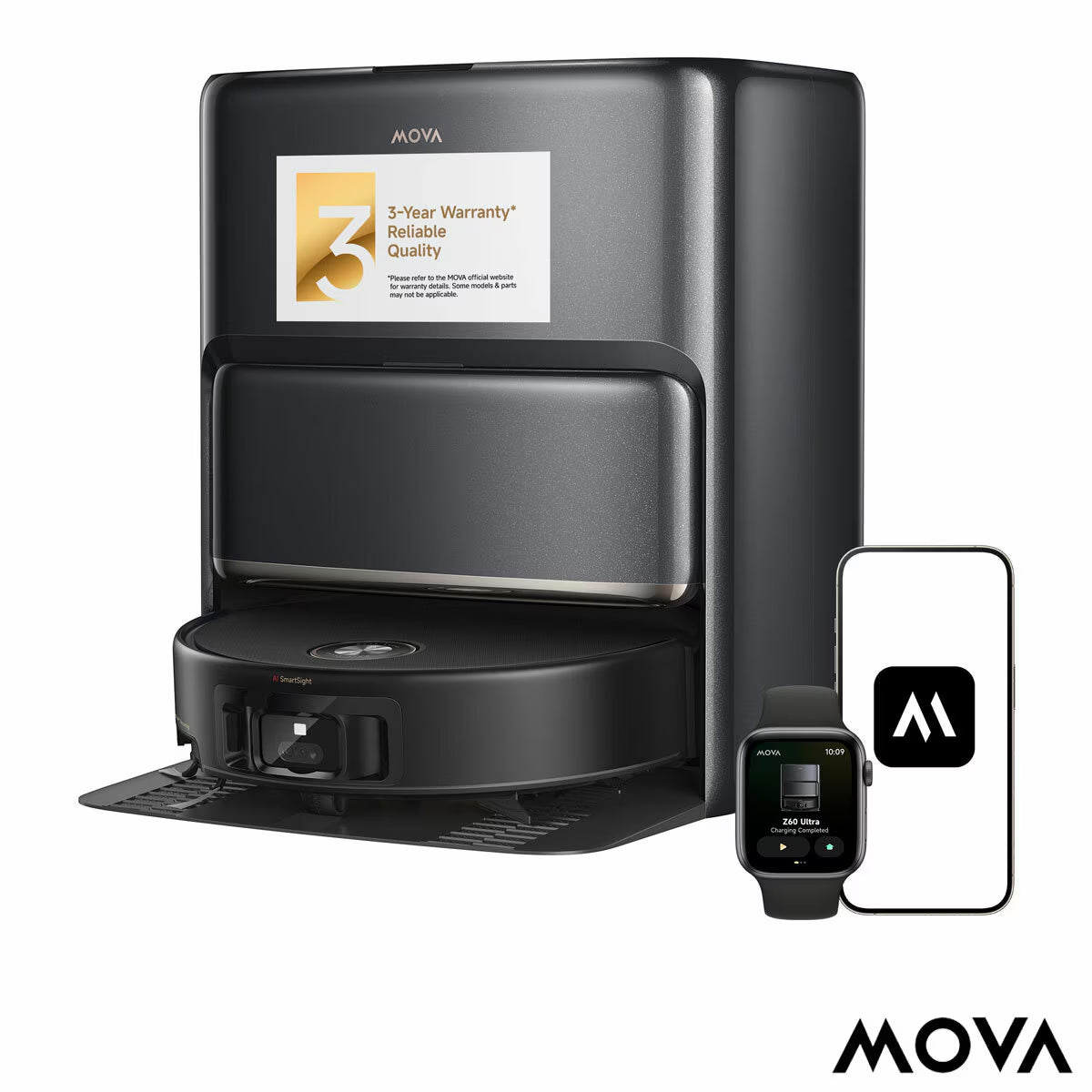 MOVA Z60 Ultra Roller Complete Robot Vacuum, RLZ83CE