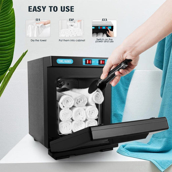 5L Hot Towel Warmer, Hot Towel Cabinet, Disinfection Towel Warmer, 176°F Professional Sterilizer Box, for Massage Salon, Bathroom, Spa, Home, Office, Gym, Barber, Beauty