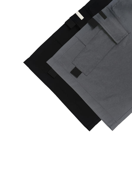 Set of 2 Men'S Summer Casual Woven Strap Cargo Shorts