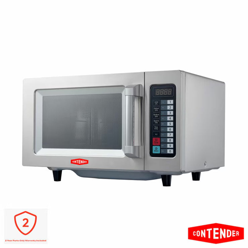 Contender MIC002 25L 1000W Programmable Commercial Microwave in Silver