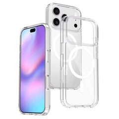 IPhone 17 Meg-Safe Phone Case Anti-Scratch Slim Phone Case Cover- Clear