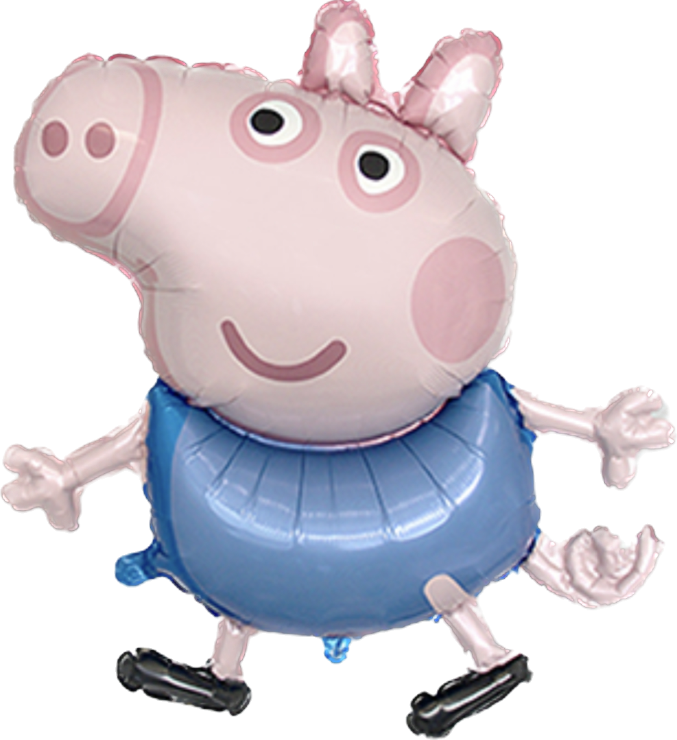 George Pig Pappa Pig Theme Supershape Foil Ballon – CHERISH LEWIS