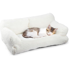 Cat Sofa 66x48x33cm Cat Couch Bed Pet Size 15-20 Stylish Cats Bed Catties Fluffy and Soft Catd Sofa Beds Small Dog Sofas Beds for Dogs and Cats for Small and Medium Dogs