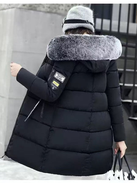 Women's thick and warm winter coat - Cold-proof jacket, suitable for daily and formal occasions - Fashionable outerwear, Women's winter clothing, formal coat, casual coat, mid-length design, easy to care for material, durable fabric