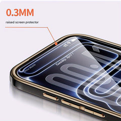 Phone Case - Light Luxury Business Phone Case for Iphone 17Promax Ultra Thin Anti Drop Mens Protective Cover