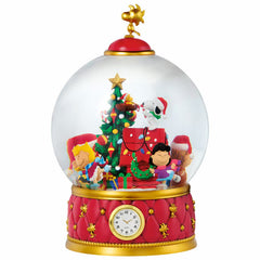 Christmas Snow Globe with Glitter and LED Lights