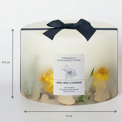 French Connection Botanical 1.5Kg Candle in Lemon, Neroli, & Cedarwood