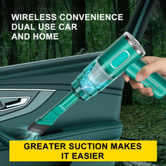 Newly Upgraded Model, Portable Cordless Handheld Vacuum Cleaner, Cyclone Suction Cordless Vacuum Cleaner, Large Suction USB Fast Charging with Seam Brush Computer Cleaning Head Multi-purpose. Suitable for Car/office/home, Labor Day Gift