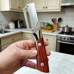 Multifunctional Stainless Steel Peeler/Bottle Opener with 2-In-1 Ergonomic Design, Suitable for Right-Handed Users. an Excellent Tool for Peeling Vegetables And Fruits. A Top Choice for Holiday Gifts