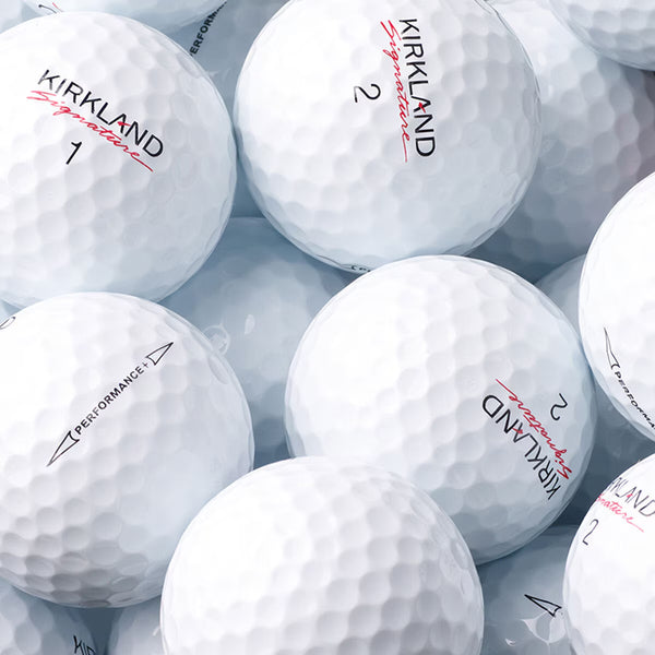 Kirkland Signature 3-Piece Urethane Cover White Golf Balls - 24 Pack