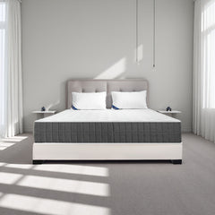 20Cm Medium-Firm Spring Hybrid Double Mattress Featuring Silent Innerspring And Pocket Springs for Comfortable Sleep, Available in All Sizes - Single/Small Double/Double, Mattress Delivered in a Box