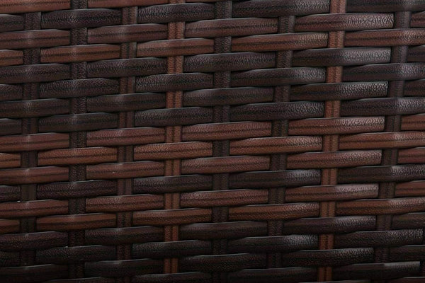 4pcs Rattan Outdoor Garden furniture sofa set with 2x Armchairs 1x Double Sofa & 1 table for indoor & outdoor