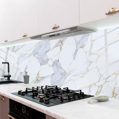 WALPLUS 24pcs Glossy Tile Stickers for Kitchen 15x15cm (6