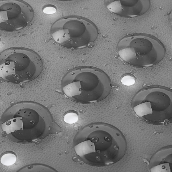 1pc Large Shower Mat – Non-Slip, Strong Suction Cups & Drain Holes, Quick-Dry, Machine Washable, Durable & Comfortable for Bathtub and Bathroom Floor Use