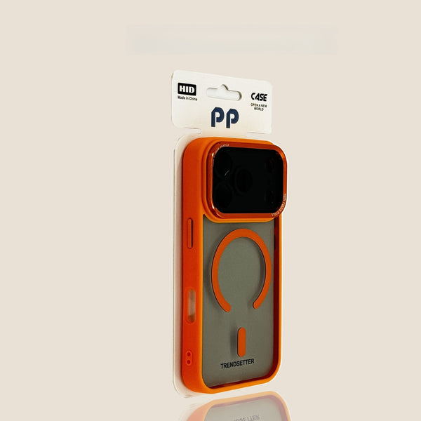 Phone Case - Transparent Premium Protective Case with Magnetic Attachment for Iphone 17 Pro Max Metal Lens
