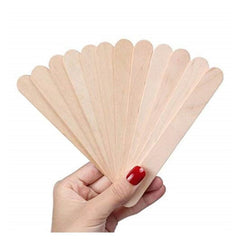100pcs Wooden Waxing Sticks Spatulas For Hair Removal Smooth Applicator Sticks For Face Body And Eyebrow Wax