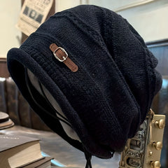 Lightweight Warm Beanie Hat - Adjustable Buckle Closure, Soft Stretchy Winter Cap for Men & Women, Unisex Elastic Stretch Fit, Hand Washable, Ideal Gift for Christmas, Halloween, New Year's, Mother'S Day, Father'S Day, Parties & Outdoor Activities -