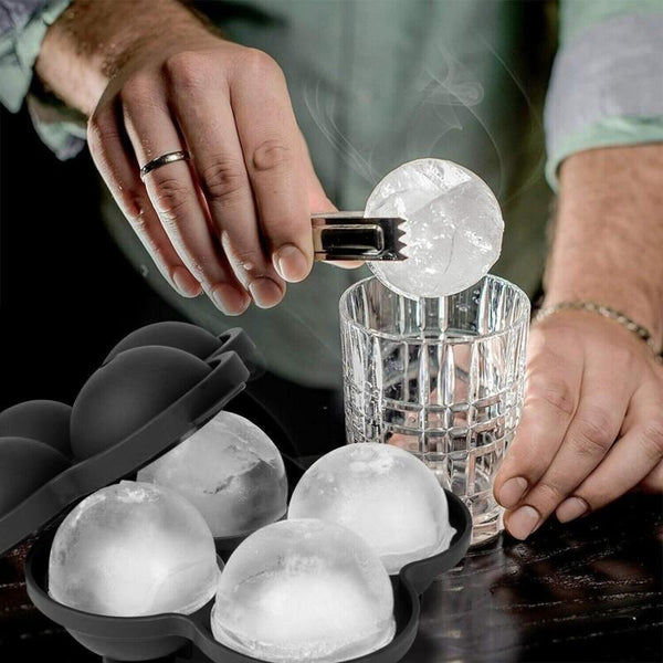 Sphere Ice Tray Round Ball Cube Silicone Mould X 4 Silicone Ice Grid Set Ice Grid Honeycomb Ice Grid Silicone