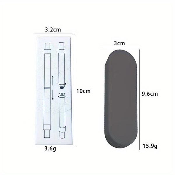 Reusable Straw Foldable Collapsible Retractable Metal Straws Carry Case Brush