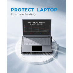 Laptop Cooling Pad 3/5 Fans Adjustable Stand USB Quiet Cooler with LED for 12–17 Inch Notebook