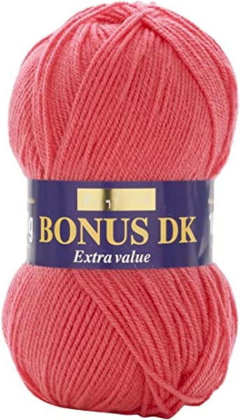 Sirdar Hayfield Bonus DK Double Knitting, White (961), 100G