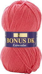 Sirdar Hayfield Bonus DK Double Knitting, White (961), 100G