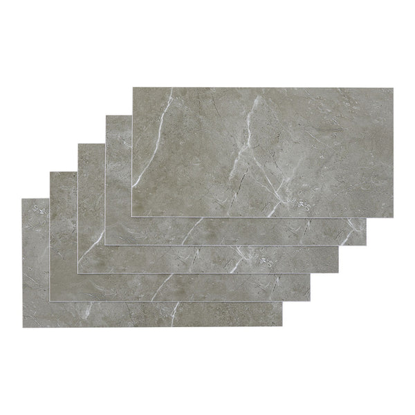 36pcs Self Adhesive Vinyl Flooring, 15X30cm Wood & & Stone Grain Effect Peel and Stick Floor Tiles, Waterproof Flooring Stickers for Home Office Bedroom Kitchen Living Room