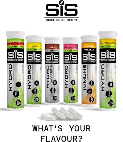 Science in Sport Hydro Electrolyte Tablets 20 Pcs. Berry – Vegan & Gluten-Free, Ideal to Promote Hydration and Maintain Electrolytes Balance (Packaging May Vary)