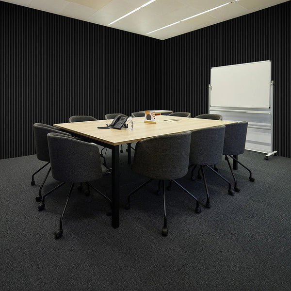 12pcs High-Density Studio Soundproofing Panels Speaker Isolation Pads Foam Mats Recording Soundproofing Materials. Suitable for Home Theater/Studio/Office, Black/White, Dimensions 30 X 30 X 2.5cm