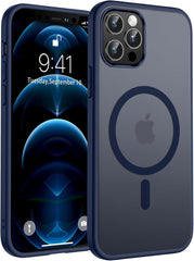 TOCOL Magnetic for Iphone 17 Pro Max Case 6.9-Inch, Compatible with Magsafe, Full Camera Protection, Built-In Magnetic Ring, Drop Protection Shockproof Translucent Matte Phone Cover